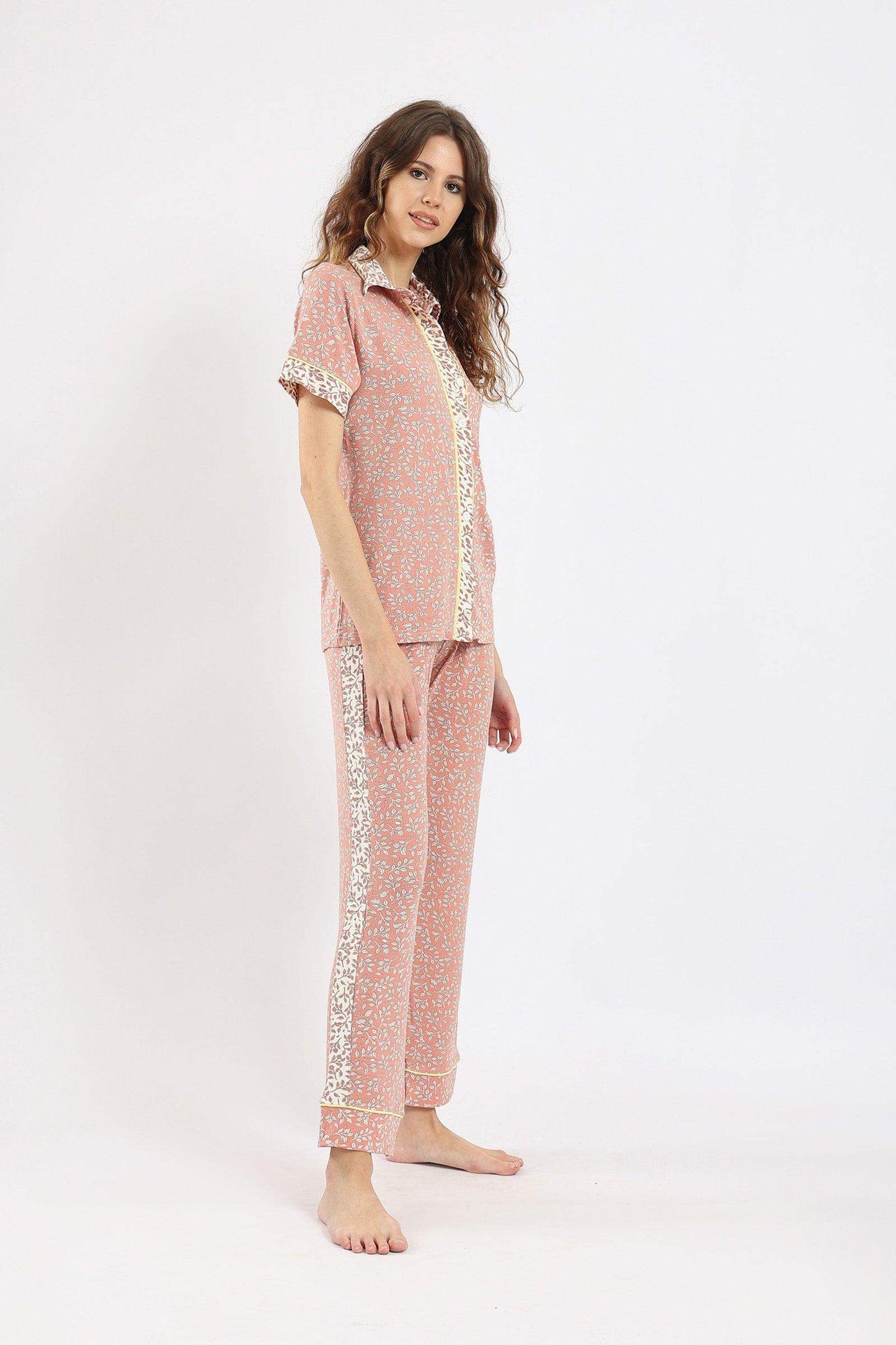 Printed Short Sleeve Pyjama