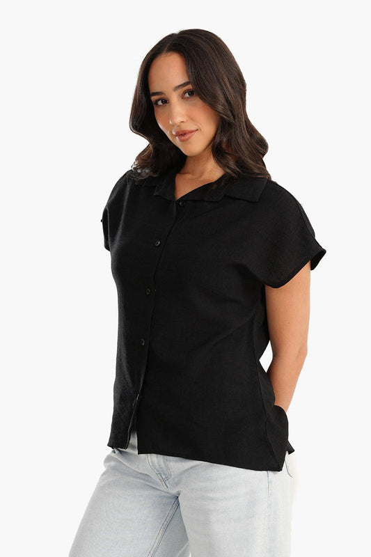 Carina Short Sleeves Lounge Shirt