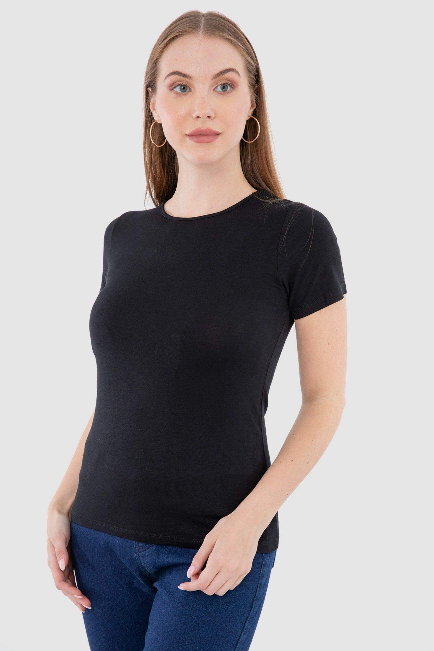 Carina Short Sleeves Viscose Top