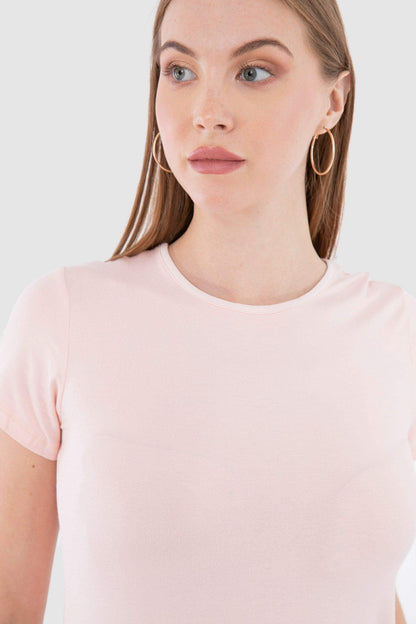 بلوزة فيسكوز بأكمام قصيرة