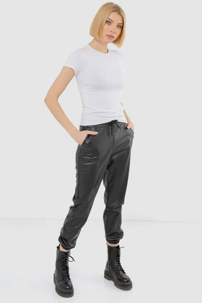 بلوزة فيسكوز بأكمام قصيرة