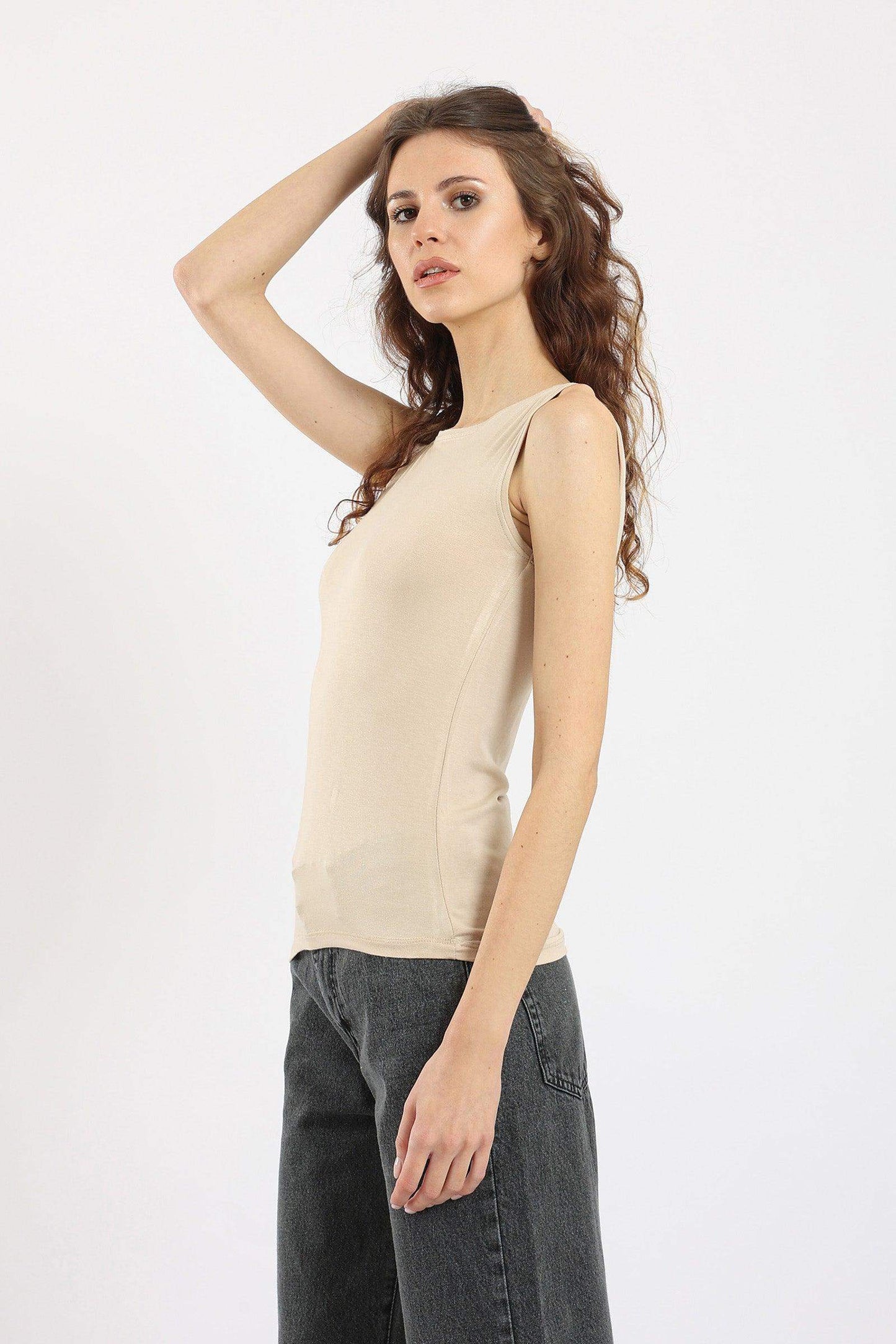 Sleeveless Crew Neck Top - Carina - ??Ã¢â‚¬â„¢????????ÃƒÂ±??Ã¯Â¿Â½ÃƒÂ¿??Ã†â€™?ÃƒÂ¿????