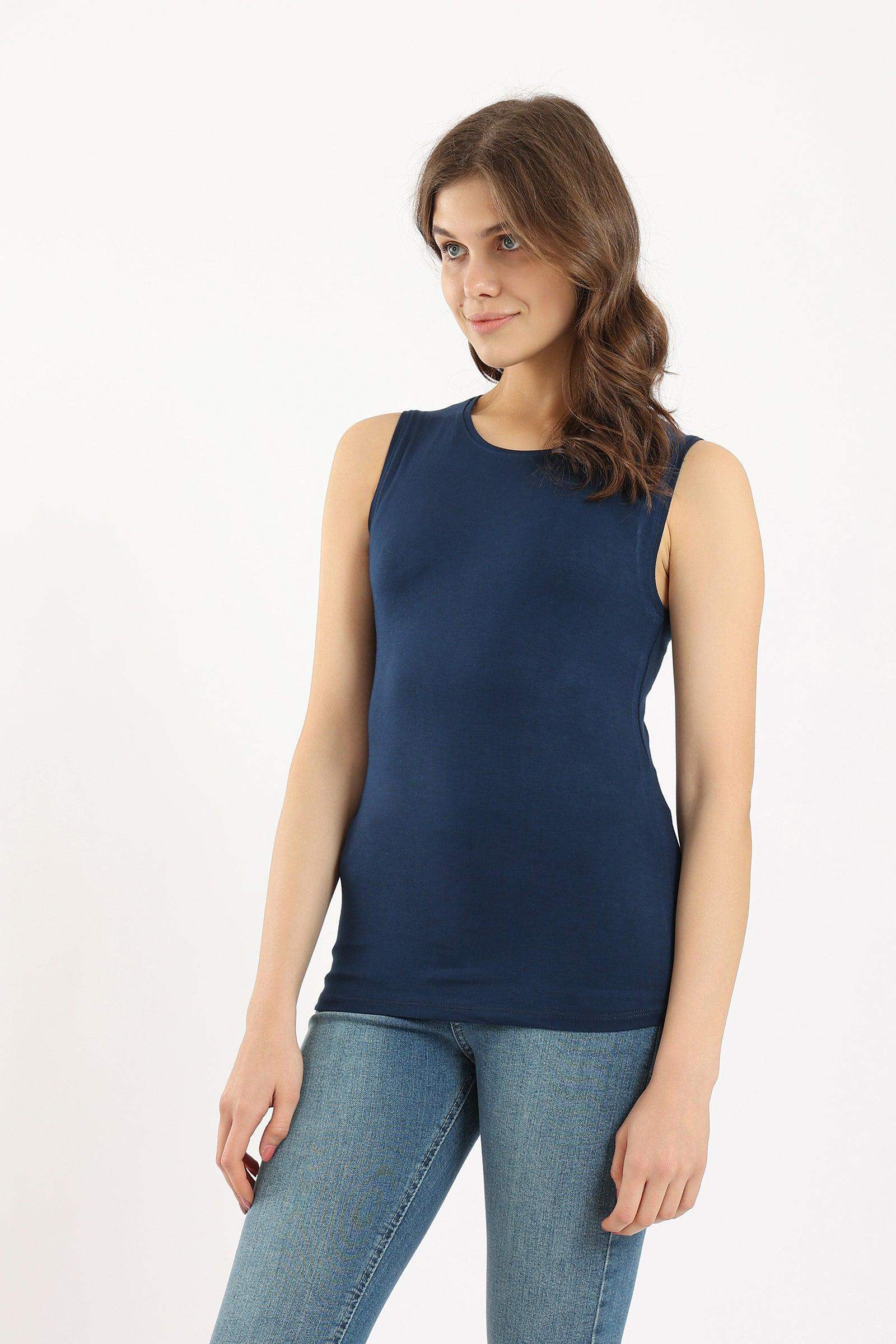 Sleeveless Crew Neck Top - Carina - ??Ã¢â‚¬â„¢????????ÃƒÂ±??Ã¯Â¿Â½ÃƒÂ¿??Ã†â€™?ÃƒÂ¿????