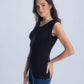 Carina Sleeveless Crew Neck Top