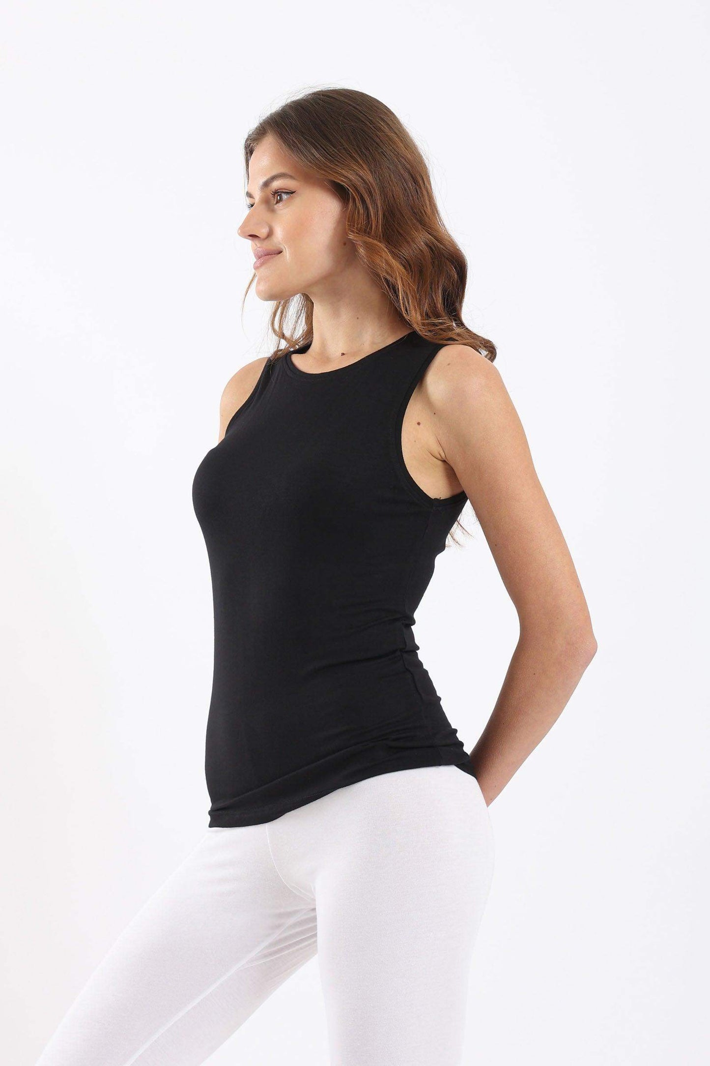 Sleeveless Crew Neck Top - Carina - ??Ã¢â‚¬â„¢????????ÃƒÂ±??Ã¯Â¿Â½ÃƒÂ¿??Ã†â€™?ÃƒÂ¿????