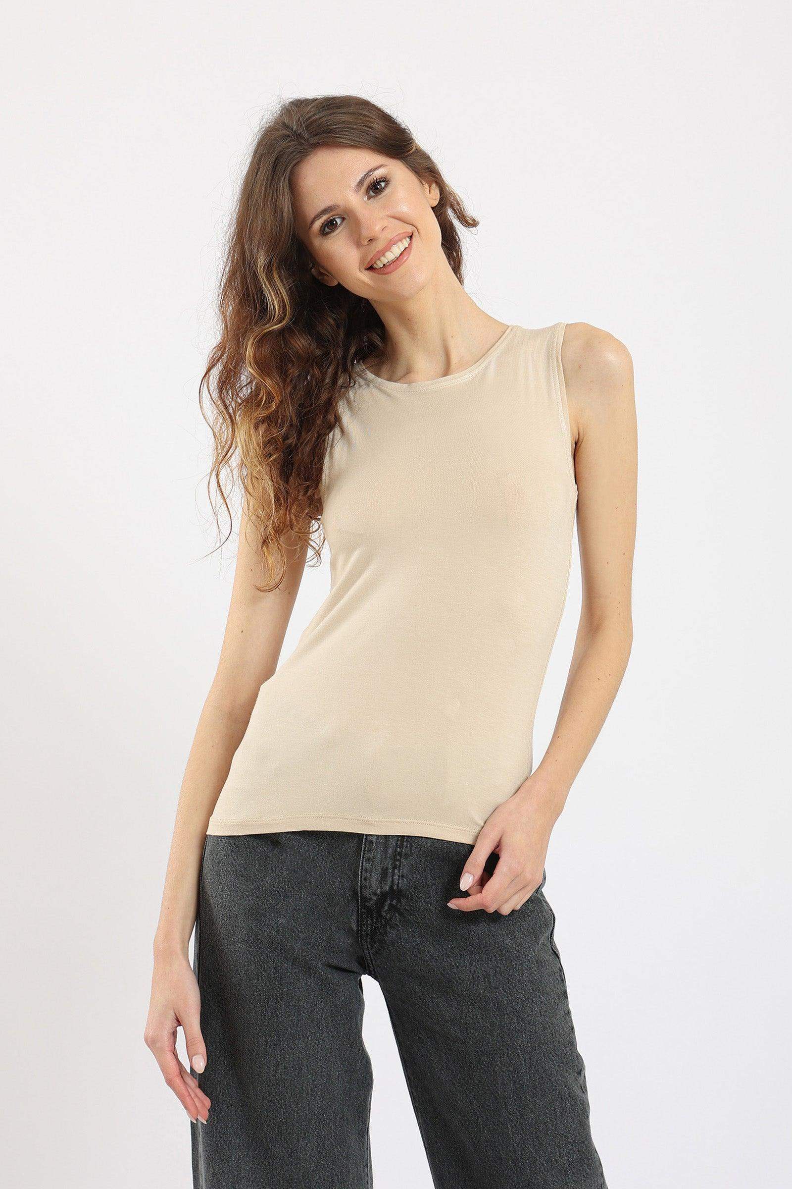 Sleeveless Crew Neck Top - Carina - ??Ã¢â‚¬â„¢????????ÃƒÂ±??Ã¯Â¿Â½ÃƒÂ¿??Ã†â€™?ÃƒÂ¿????