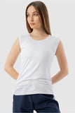 Carina Sleeveless Crew Neck Top