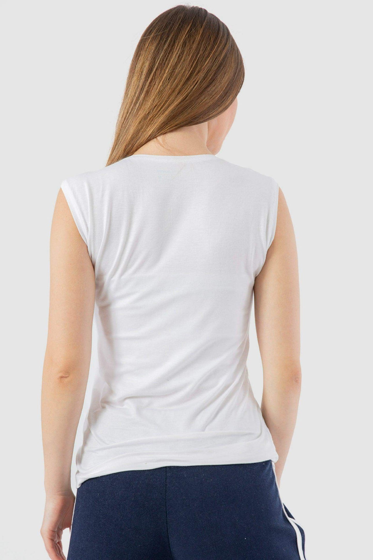 Carina Sleeveless Crew Neck Top