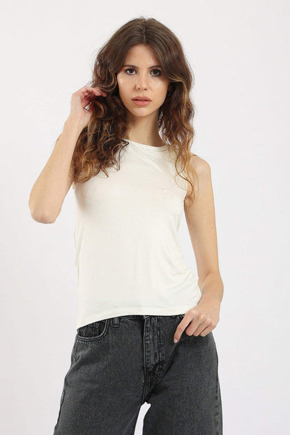 Sleeveless Crew Neck Top - Carina - ??Ã¢â‚¬â„¢????????ÃƒÂ±??Ã¯Â¿Â½ÃƒÂ¿??Ã†â€™?ÃƒÂ¿????
