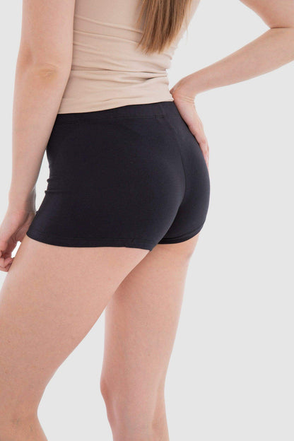 شورت قصير من القطن بقصّة Slim Fit