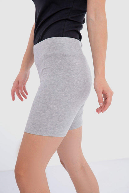 بنطال ضيق قصير من القطن بقصّة Slim Fit