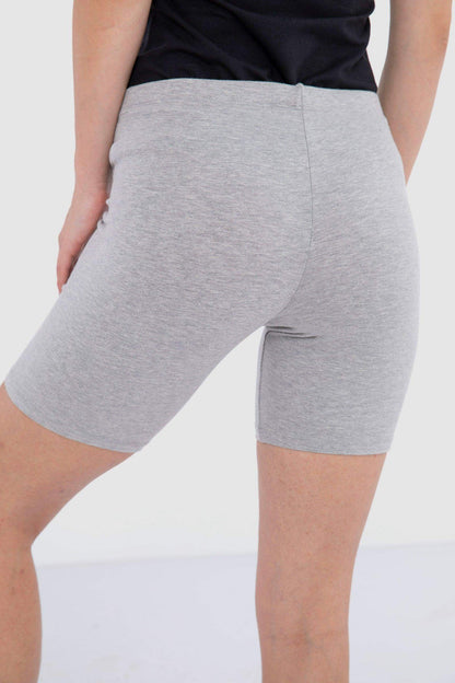 بنطال ضيق قصير من القطن بقصّة Slim Fit