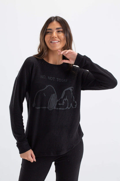 طقم بيجامة سنوبي سادة