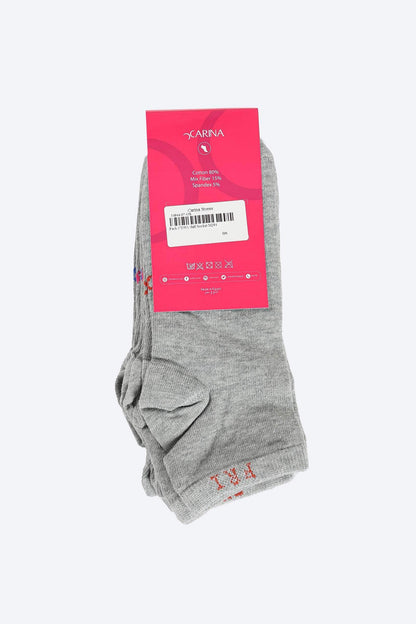 Solid Ankle Length Socks - 7 Pairs