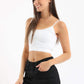 Carina Spaghetti Straps Cropped Top