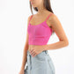 Carina Spaghetti Straps Cropped Top