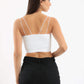 Carina Spaghetti Straps Cropped Top