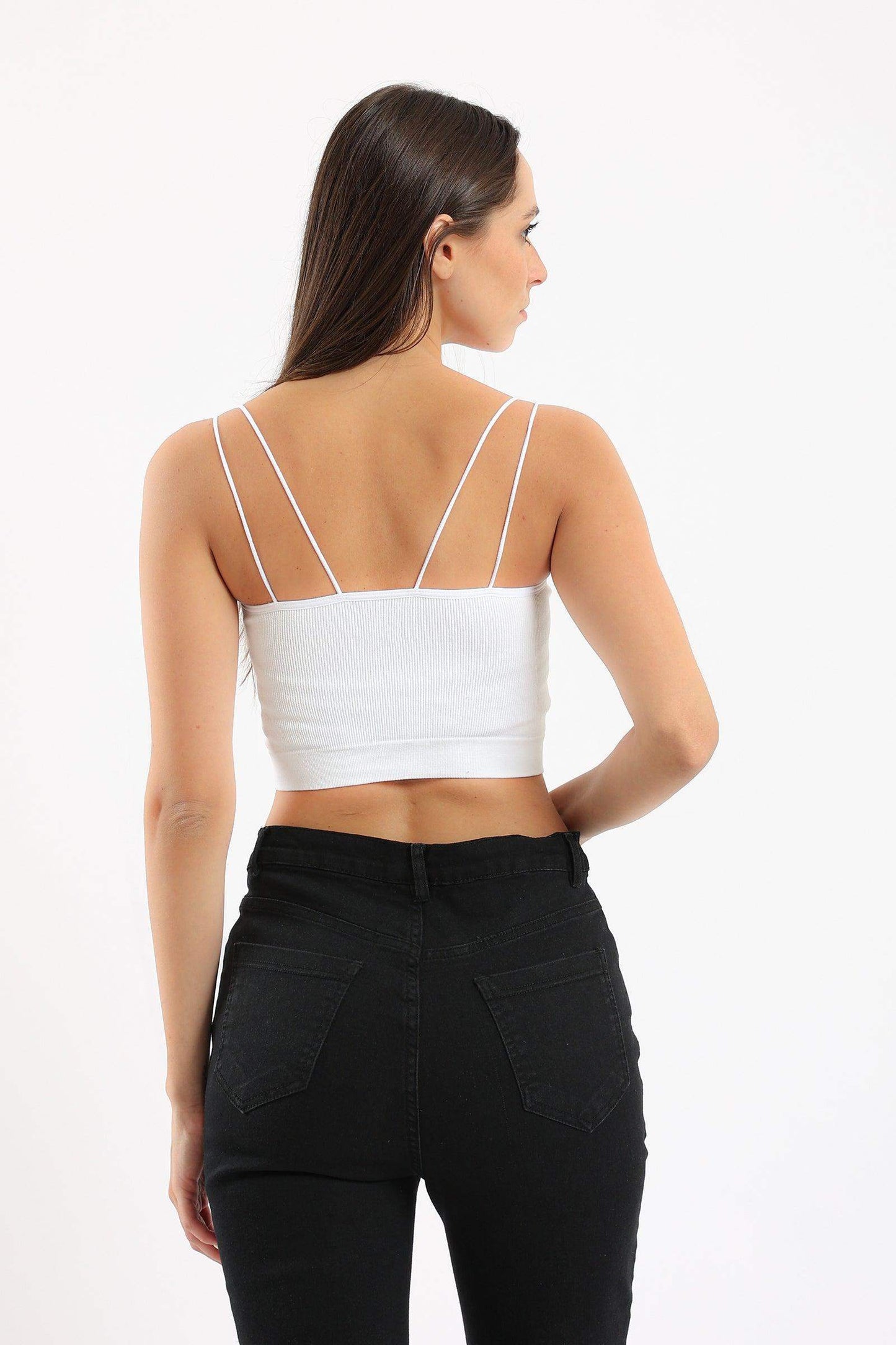 Carina Spaghetti Straps Cropped Top