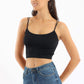 Carina Spaghetti Straps Cropped Top