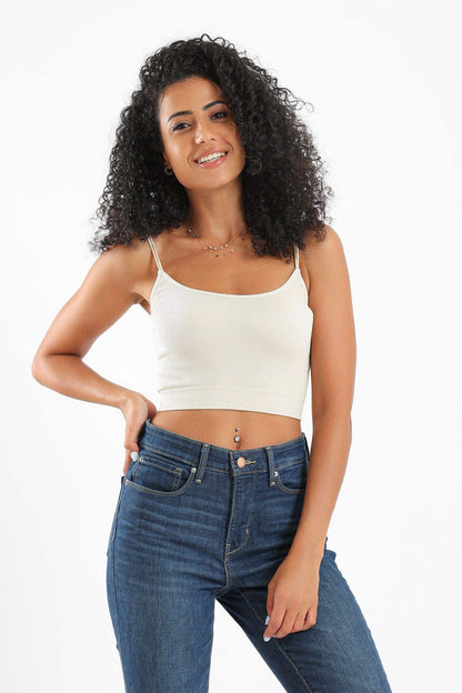 Carina Spaghetti Straps Cropped Top