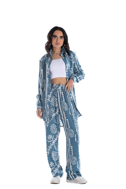 Straight Cut Printed Lounge Pants - Carina - ??Ã¢â‚¬â„¢????????ÃƒÂ±??Ã¯Â¿Â½ÃƒÂ¿??Ã†â€™?ÃƒÂ¿????