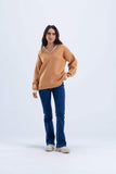 Carina Striped Cuff & Neck Pullover