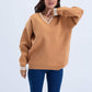 Carina Striped Cuff & Neck Pullover