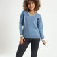 Carina Striped Cuff & Neck Pullover