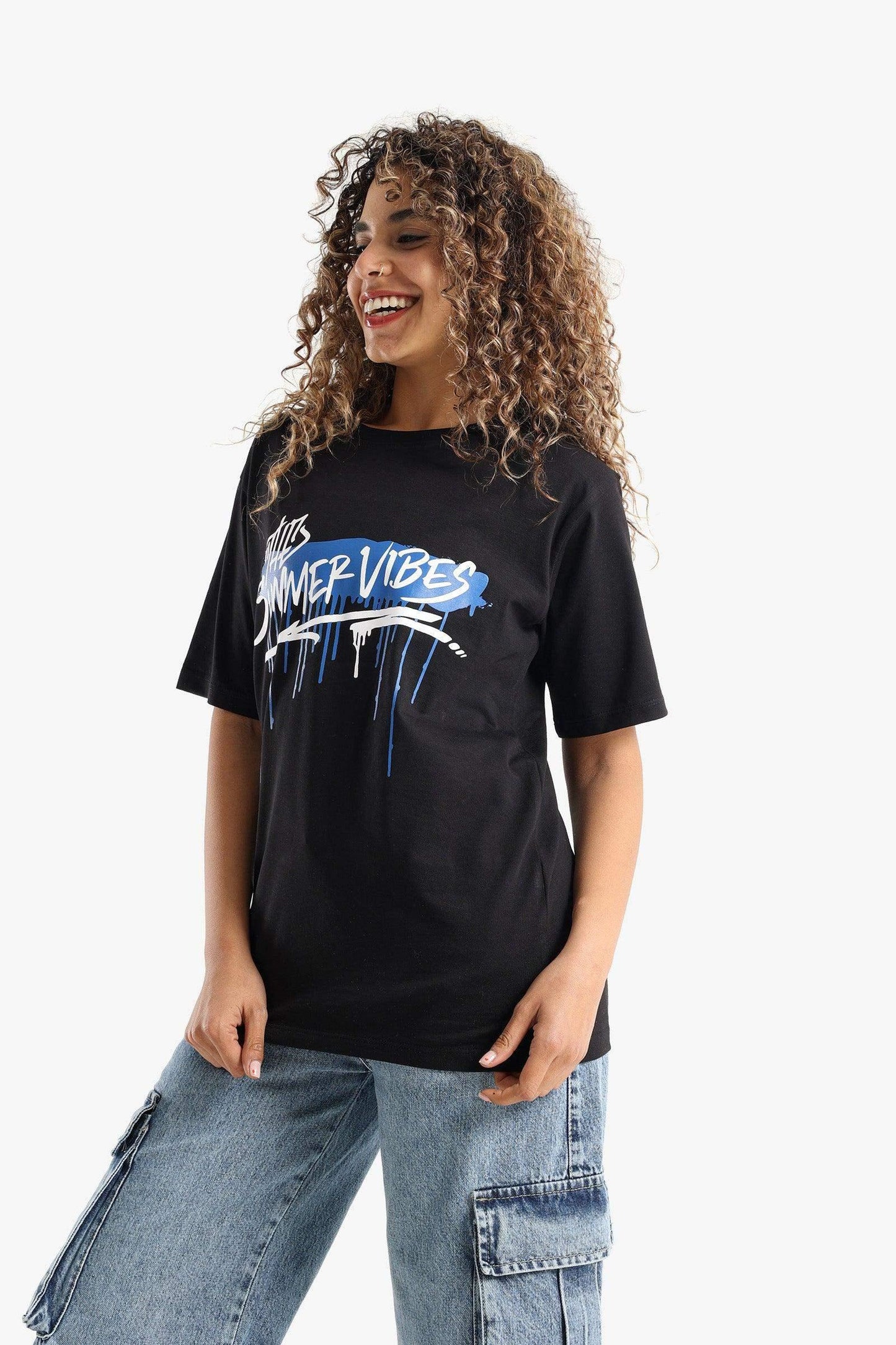 Summer Vibes Printed T-Shirt - Carina - √ô∆í√ò¬ß√ò¬±√ô≈†√ô‚Ä†√ò¬ß