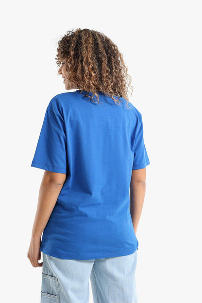 تي شيرت مطبوع عليه أجواء الصيف