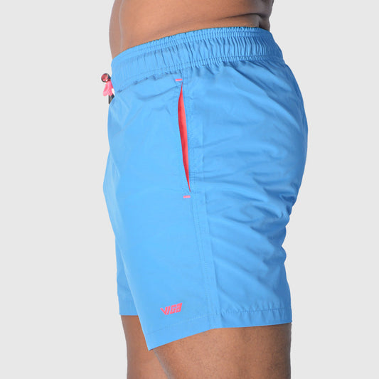 Viga Blue Solid Swim-Short for Boys