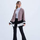 Carina Tri-Tone Knitted Cardigan