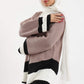 Carina Tri-Tone Knitted Cardigan