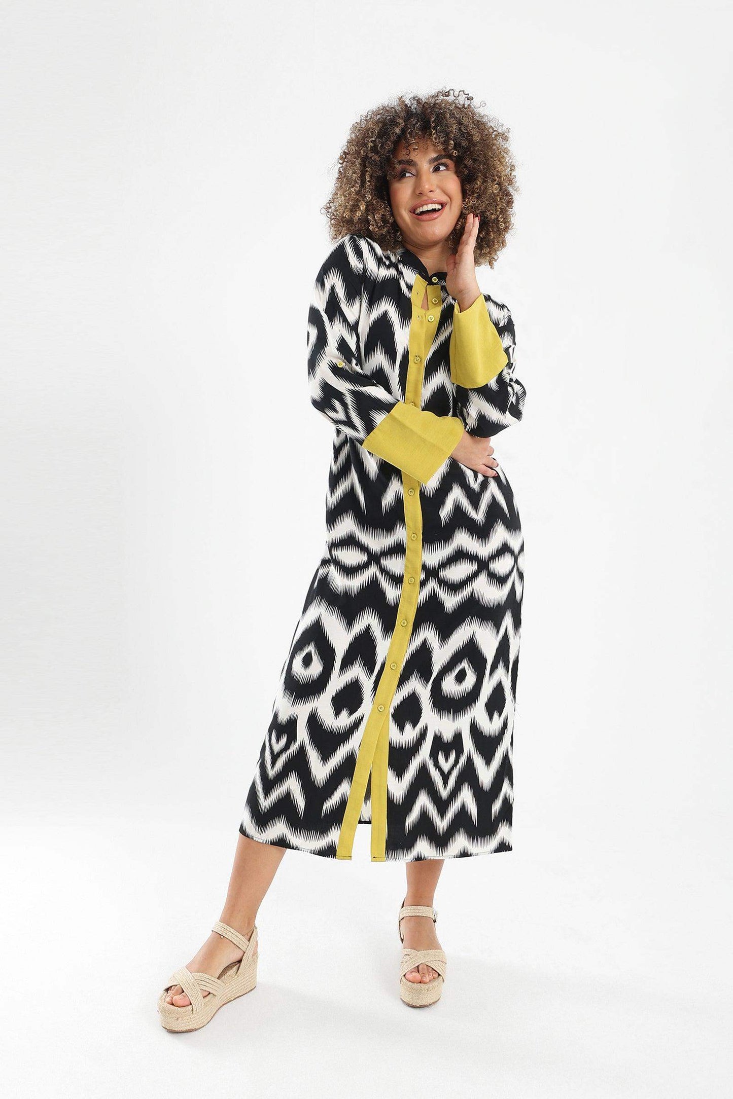 Tritone Printed Shirt Dress - Carina - ??√É¬¢√¢‚Äö¬¨√¢‚Äû¬¢????????√É∆í√Ç¬±??√É¬Ø√Ç¬ø√Ç¬Ω√É∆í√Ç¬ø??√É‚Ä†√¢‚Ç¨‚Ñ¢?√É∆í√Ç¬ø????