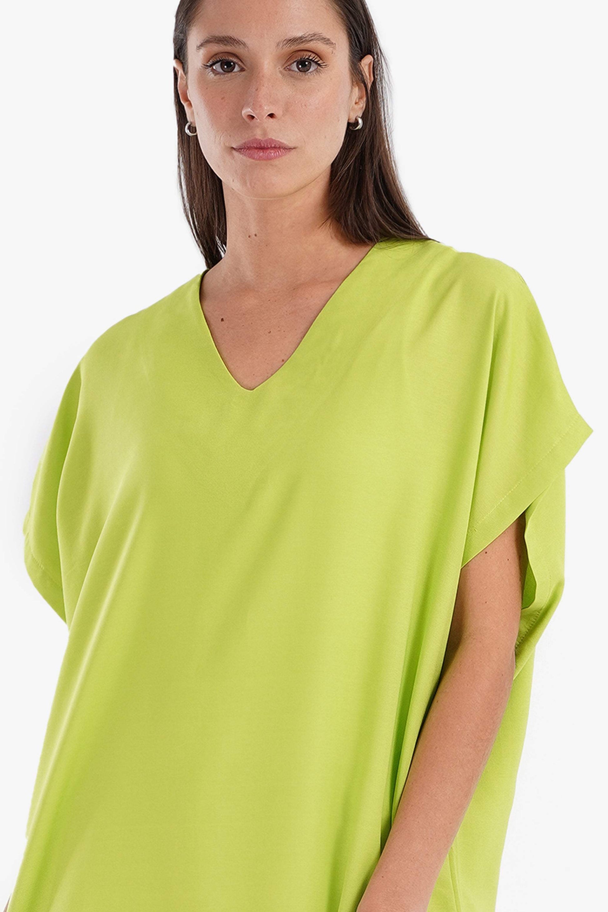 V-Neck Solid Dress - Carina - ??√É¬¢√¢‚Äö¬¨√¢‚Äû¬¢????????√É∆í√Ç¬±??√É¬Ø√Ç¬ø√Ç¬Ω√É∆í√Ç¬ø??√É‚Ä†√¢‚Ç¨‚Ñ¢?√É∆í√Ç¬ø????