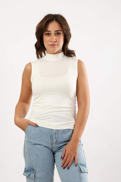 Viscose High Neck Top - Carina - ??â€™????????Ã±??ï¿½Ã¿??Æ’?Ã¿????