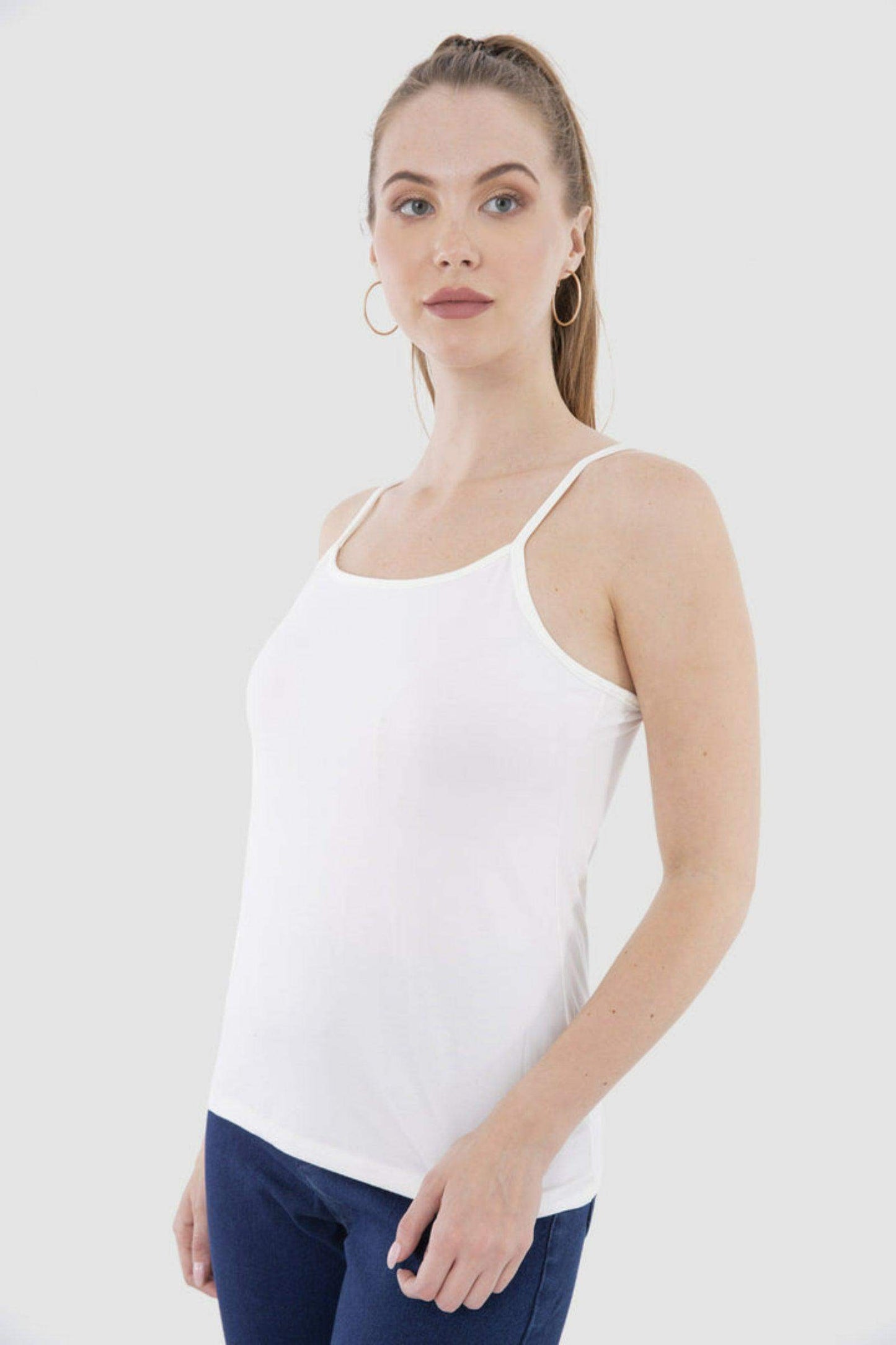 Carina Viscose Sleeveless Tank Top