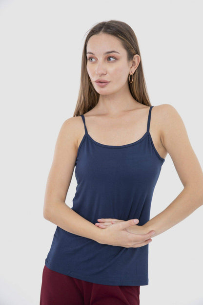 بلوزة بدون أكمام من الفيسكوز