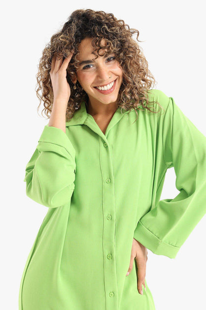 Voile Solid Shirt Dress - Carina - ??√É¬¢√¢‚Äö¬¨√¢‚Äû¬¢????????√É∆í√Ç¬±??√É¬Ø√Ç¬ø√Ç¬Ω√É∆í√Ç¬ø??√É‚Ä†√¢‚Ç¨‚Ñ¢?√É∆í√Ç¬ø????