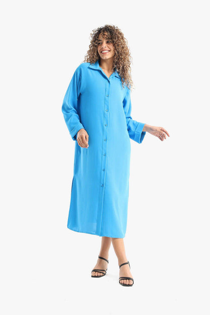 Voile Solid Shirt Dress - Carina - ??√É¬¢√¢‚Äö¬¨√¢‚Äû¬¢????????√É∆í√Ç¬±??√É¬Ø√Ç¬ø√Ç¬Ω√É∆í√Ç¬ø??√É‚Ä†√¢‚Ç¨‚Ñ¢?√É∆í√Ç¬ø????