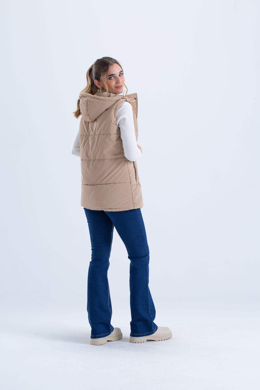 Carina Waterproof Puffer Vest Jacket