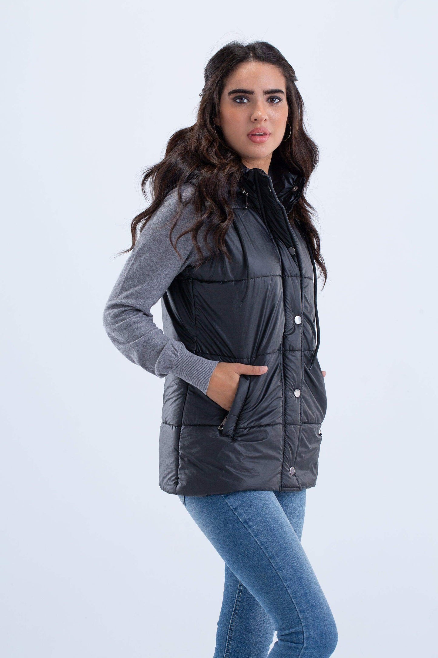 Carina Waterproof Puffer Vest Jacket