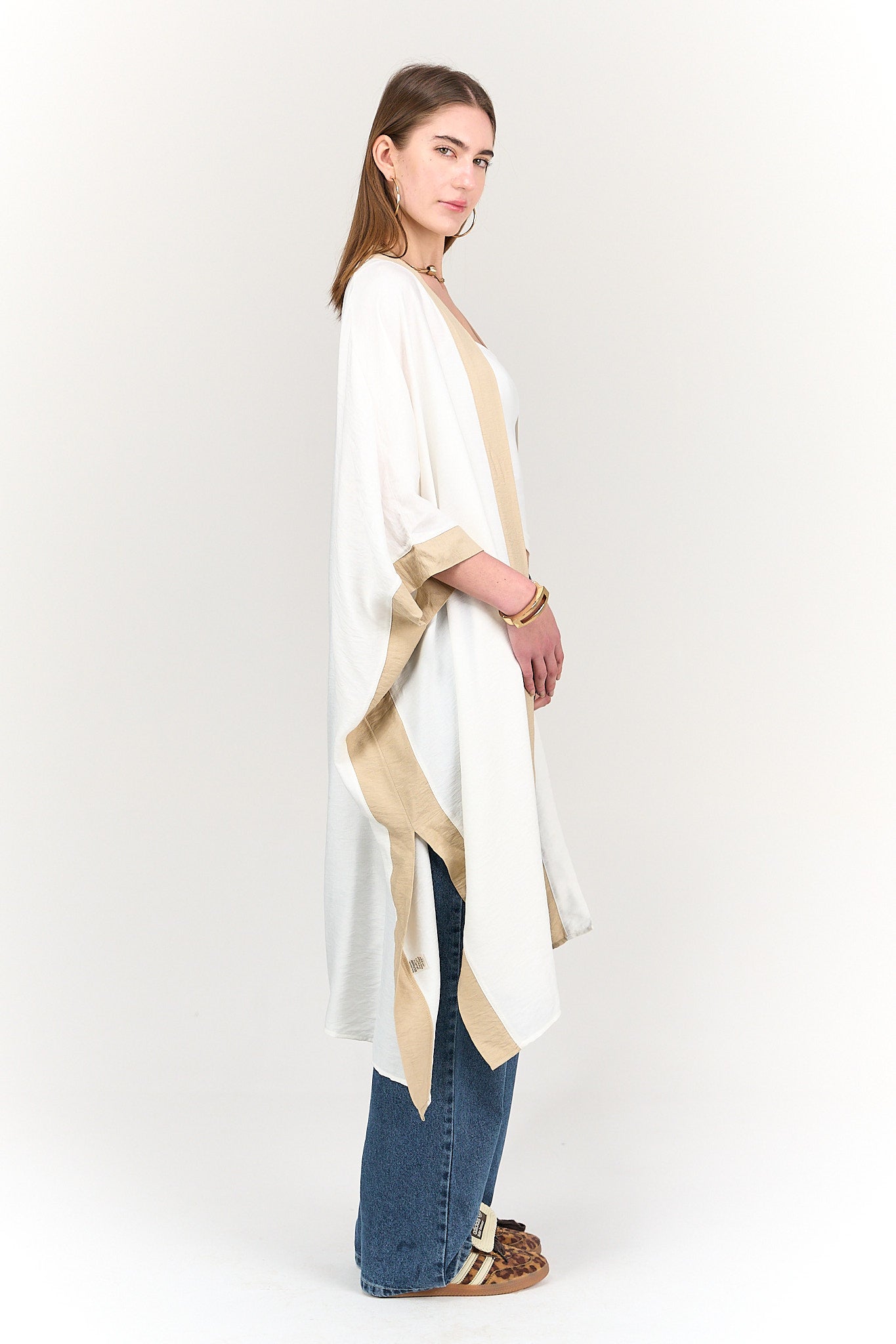 Dual Tone Flowy Kimono
