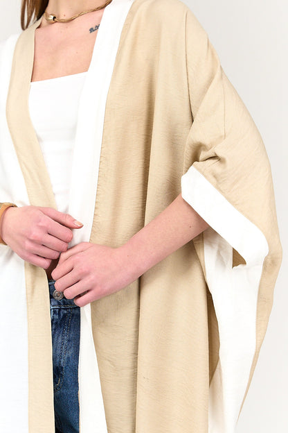 Dual Tone Flowy Kimono