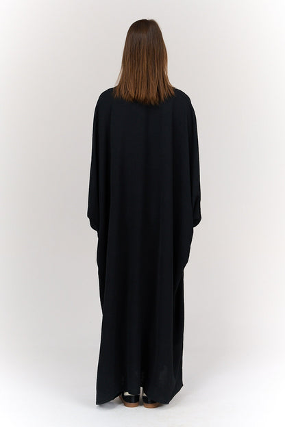 Black Loose Fit Abaya