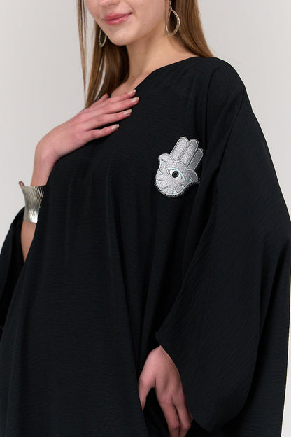 Black Loose Fit Abaya