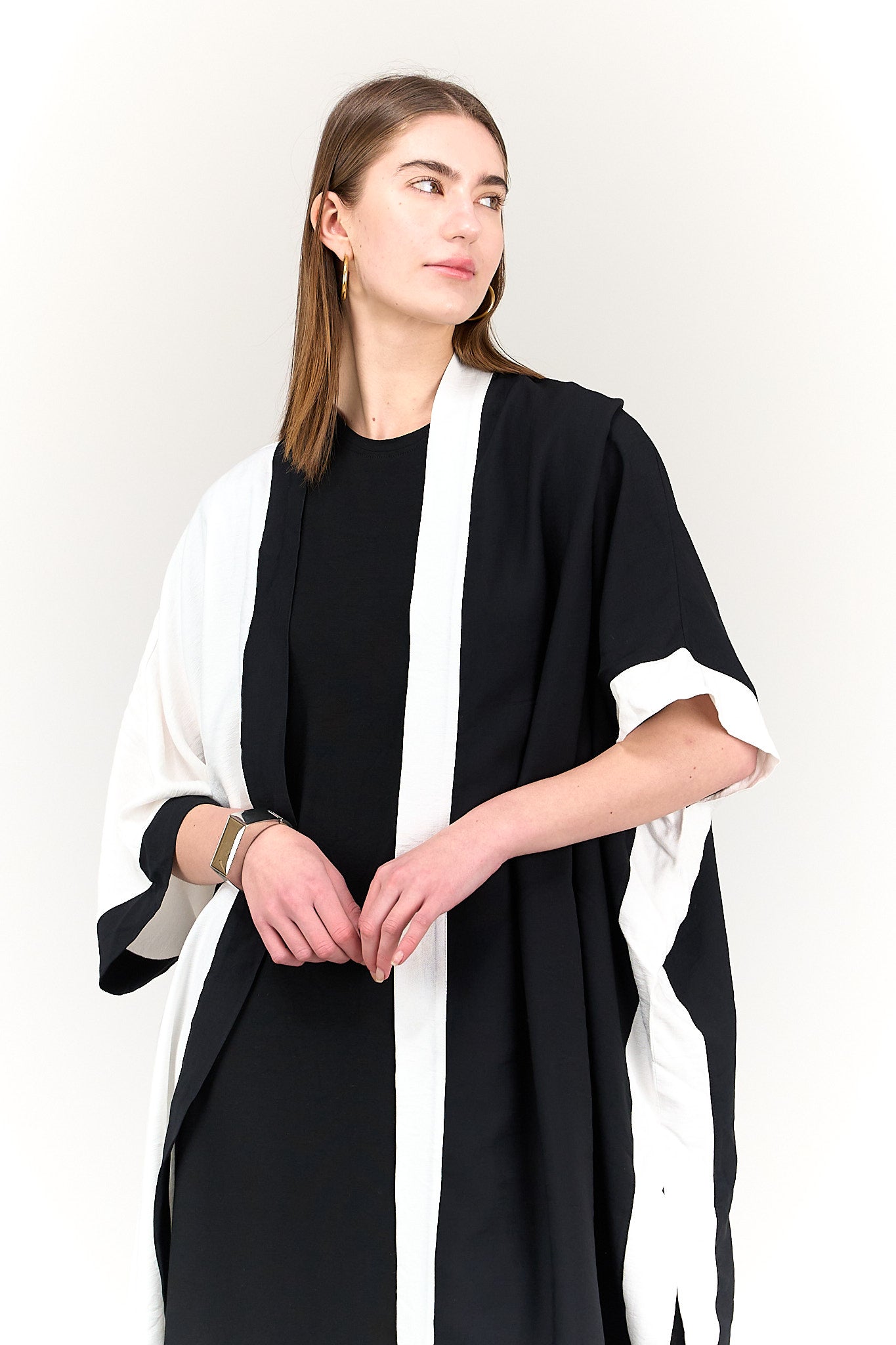 Dual Tone Flowy Kimono