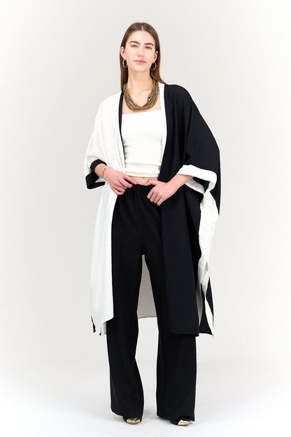 Dual Tone Flowy Kimono