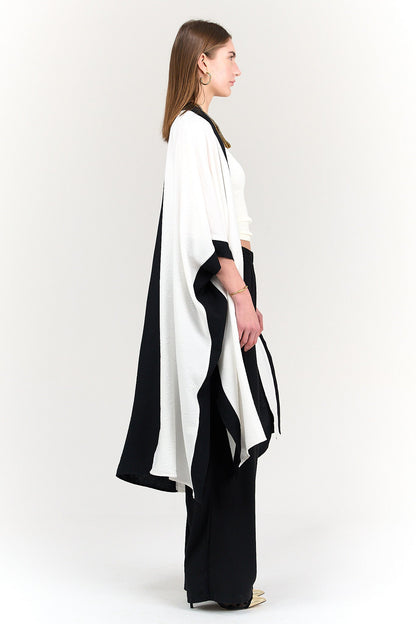 Dual Tone Flowy Kimono