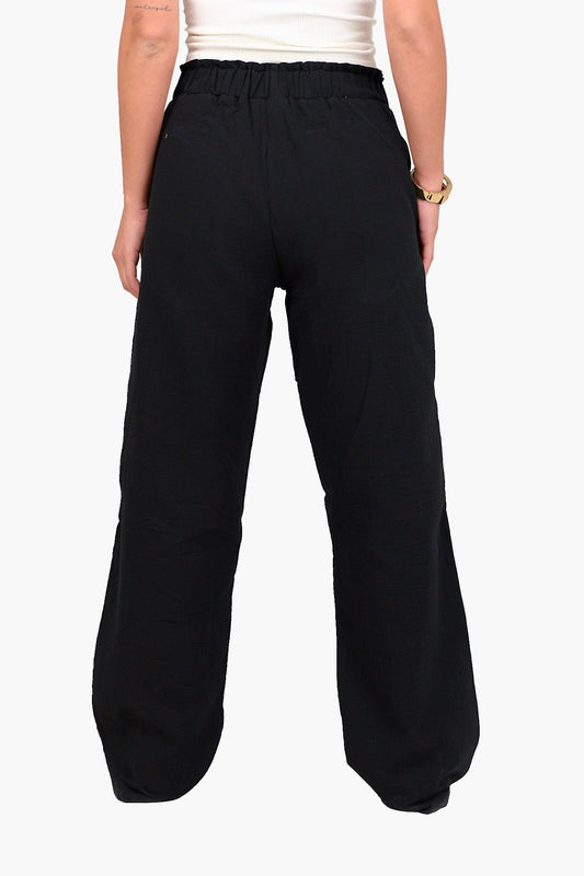 Relaxed Tencel Wide-Leg Pants
